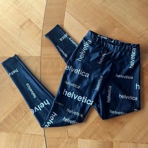 Black Milk Clothing Blackmilk Helvetica Leggings XS